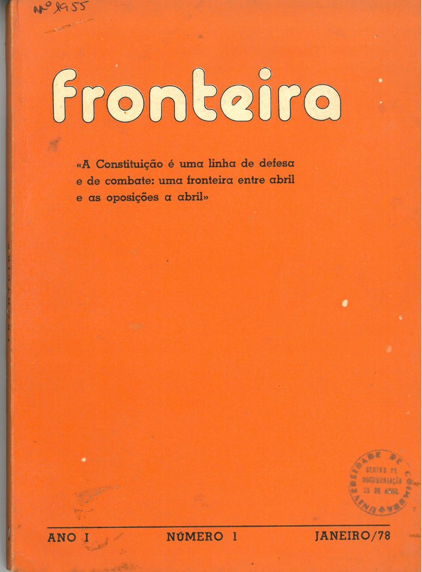 Revista Fronteira, Janeiro 1978