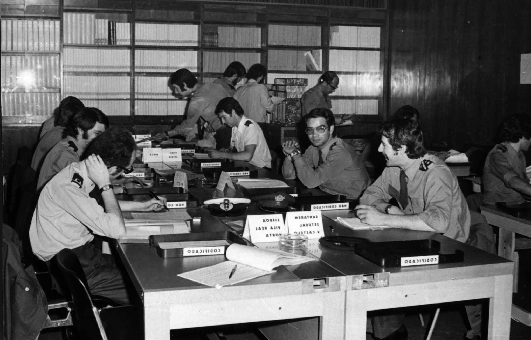 Sala de Escrutínio na Gulbenkian, 25 de Abril de 1975